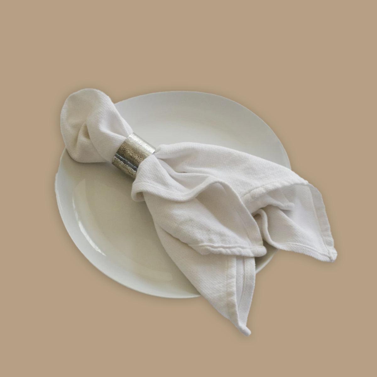 cloth napkin (set of 4) - white - local - letsbelocal.ca