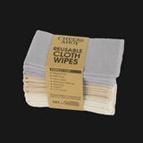 cloth wipes (10 pack) - black - local - letsbelocal.ca