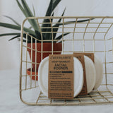 hemp and bamboo facial rounds (6 pack) - local - letsbelocal.ca