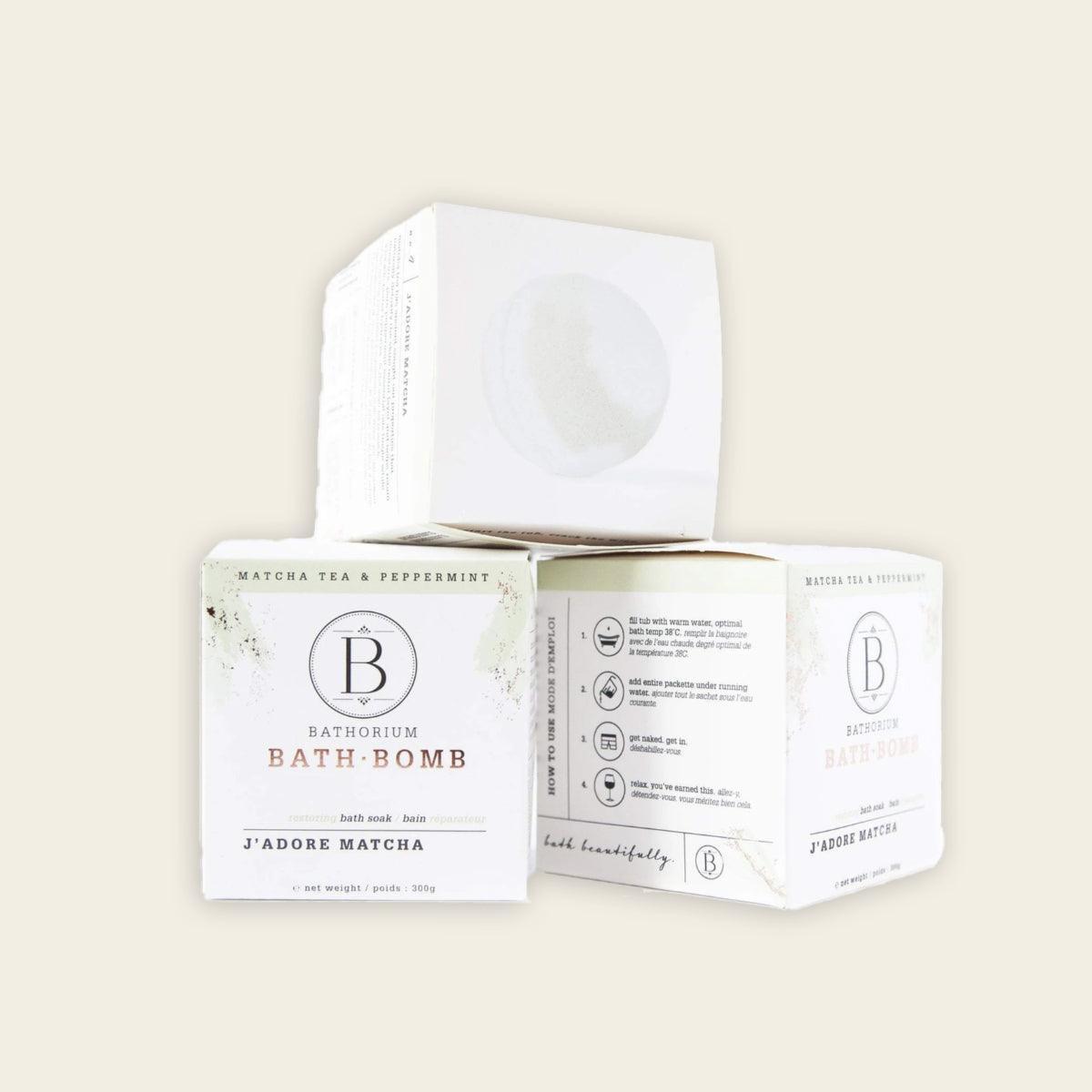 j'adore matcha bath bomb - local - letsbelocal.ca