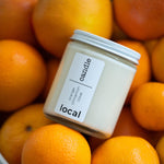 local candle - orange cinnamon clove - local - letsbelocal.ca