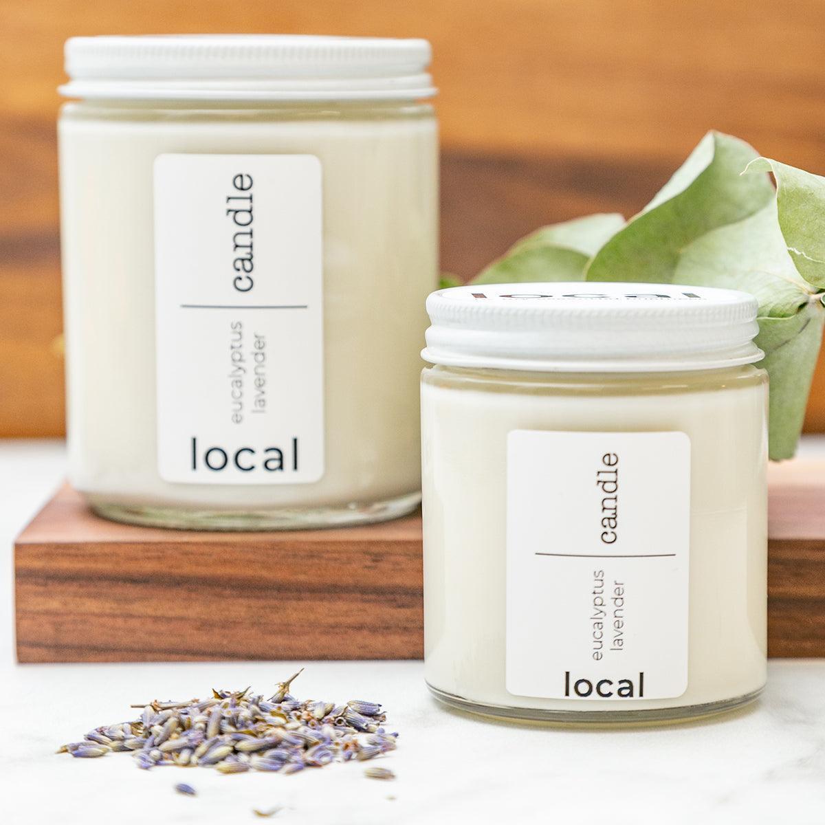 local candle - peppermint cinnamon vanilla - local - letsbelocal.ca