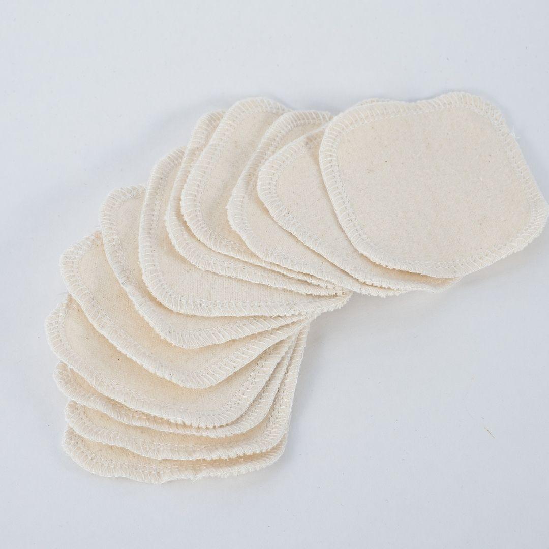reusable facial rounds (12 pack) - ivory - local - letsbelocal.ca