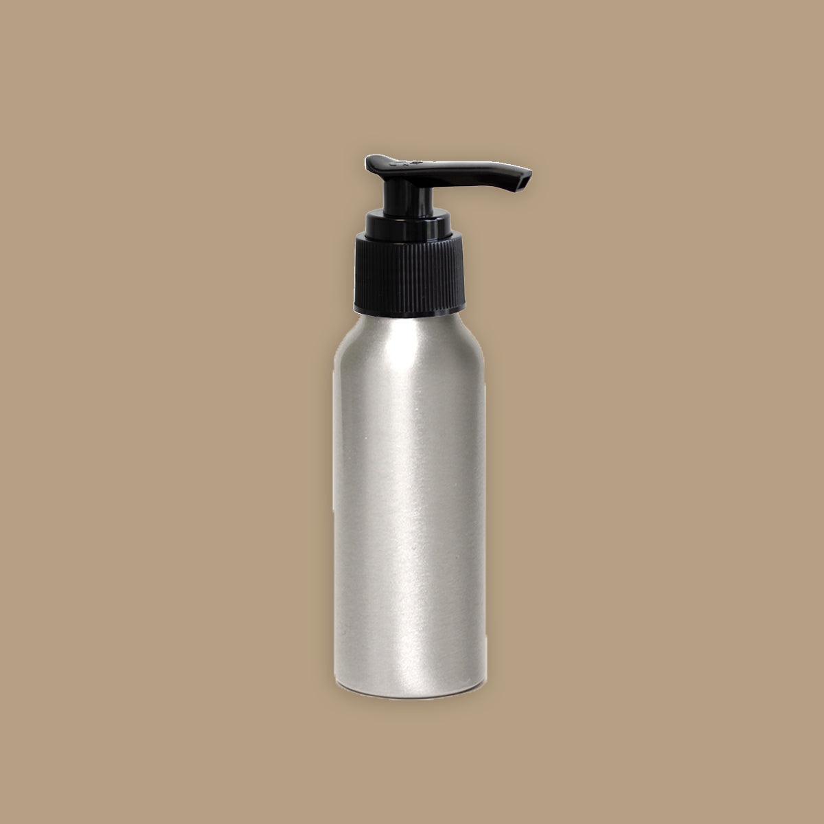 100ml aluminum bottle with lotion pump - local - letsbelocal.ca