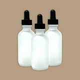 60ml frosted glass bottle with dropper (3 pack) - local - letsbelocal.ca