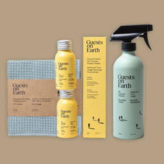 all-purpose cleaning kit with microfibre waffle cloths - dunes at dusk - local - letsbelocal.ca