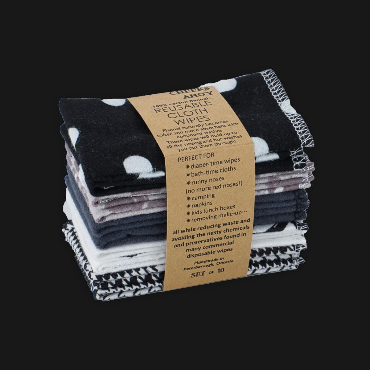 cloth wipes (10 pack) - ivory - local - letsbelocal.ca