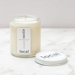 local candle - cedarwood vanilla - local - letsbelocal.ca