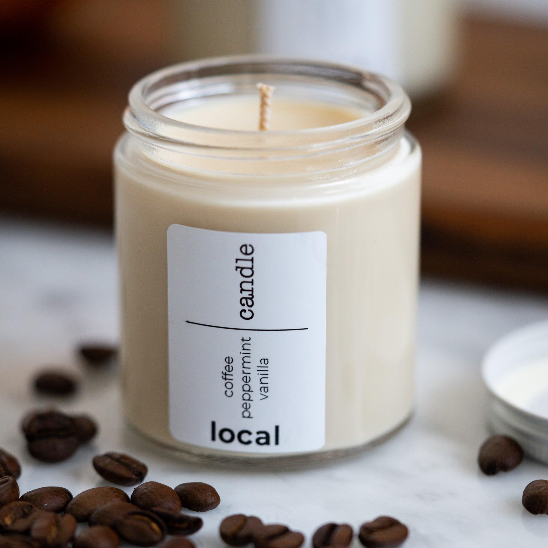 local candle - peppermint cinnamon vanilla - local - letsbelocal.ca