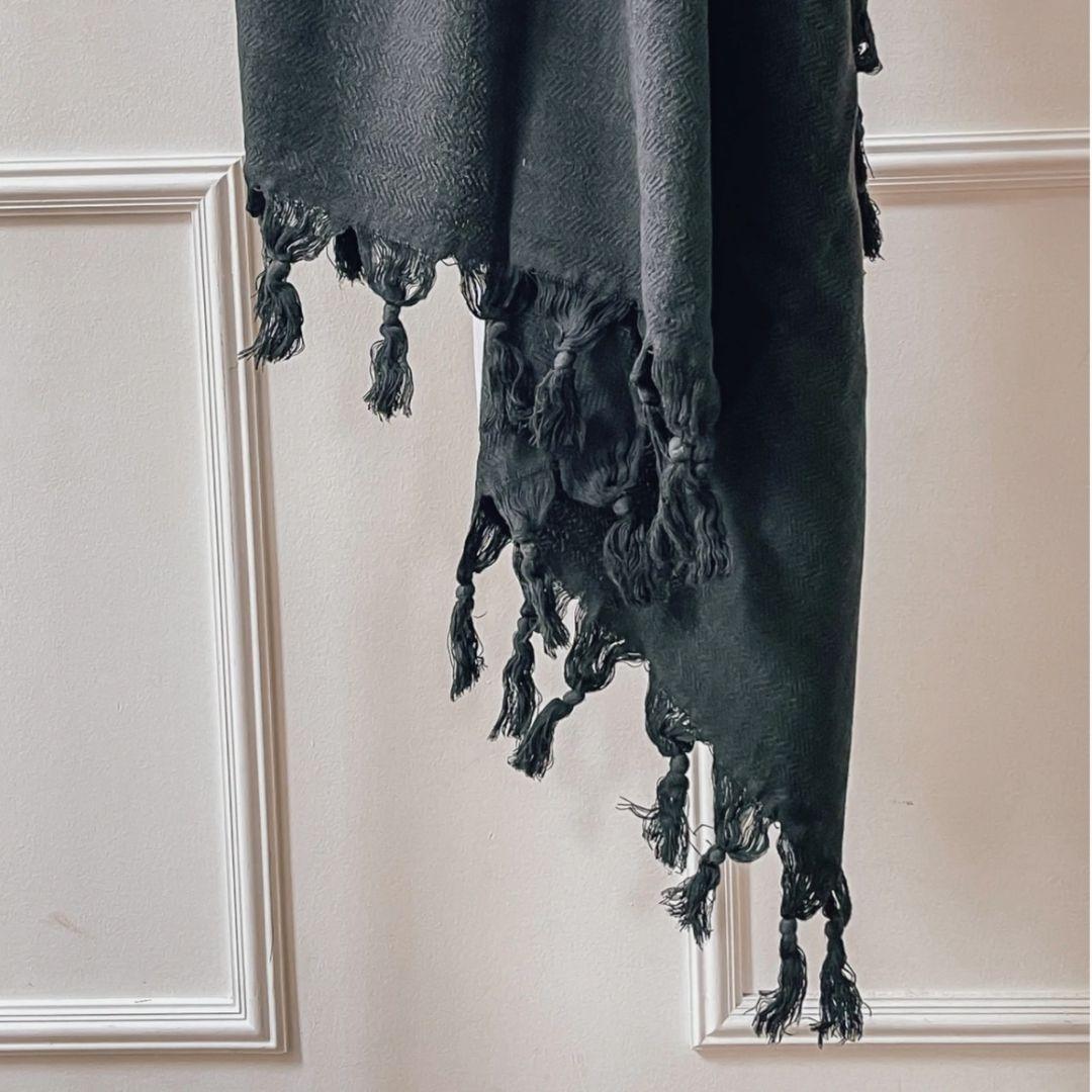 oversized turkish towel - abyss - local - letsbelocal.ca