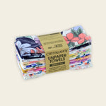 unpaper towels - single ply (8 pack) - floral - local - letsbelocal.ca