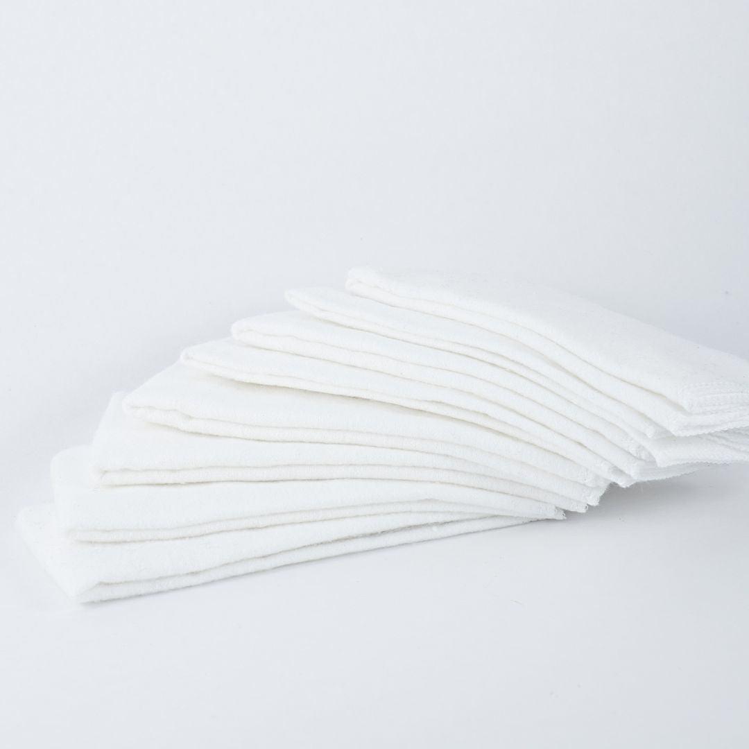 unpaper towels - single ply (8 pack) - white - local - letsbelocal.ca