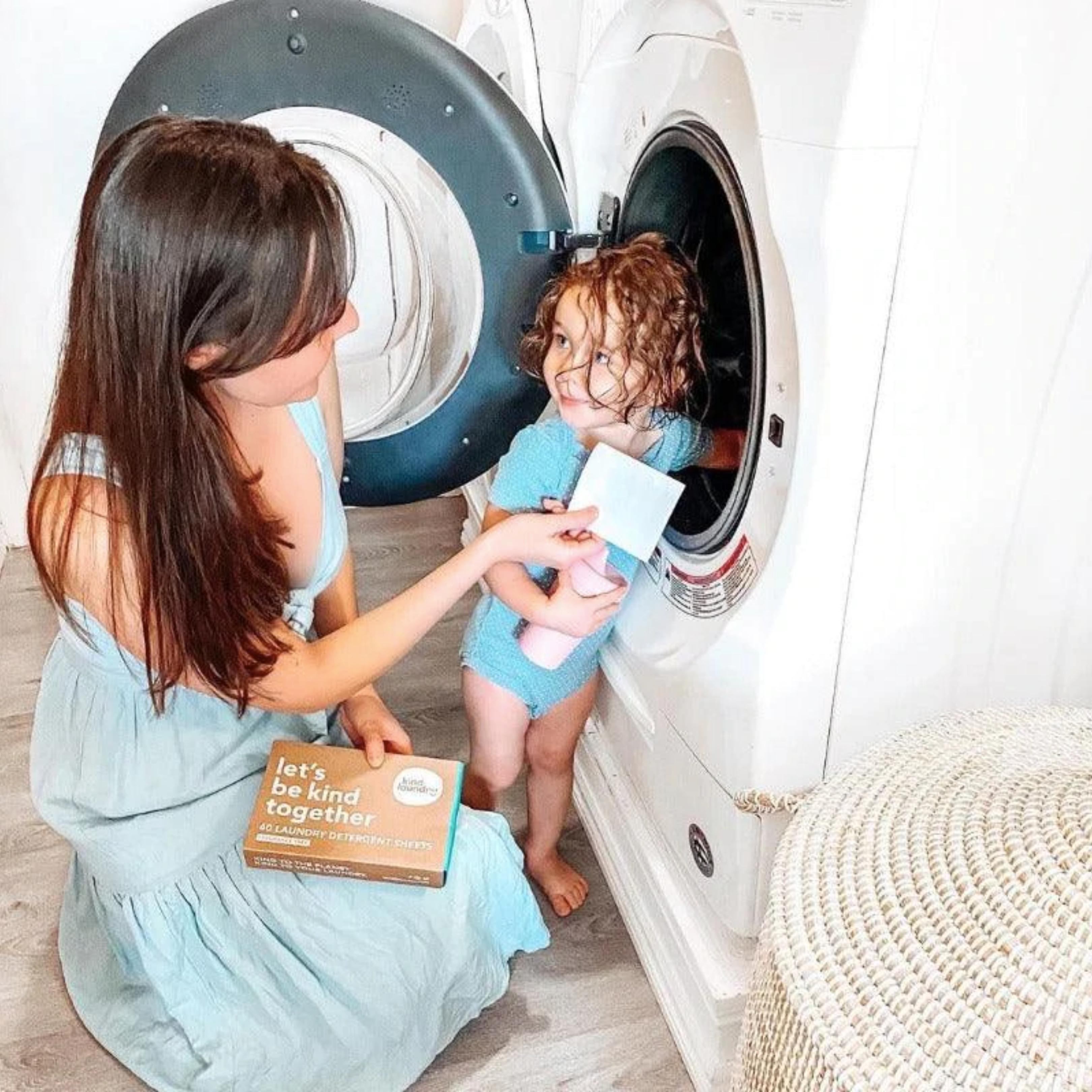 zero waste laundry detergent sheets - scent free (60 sheets) - local - letsbelocal.ca